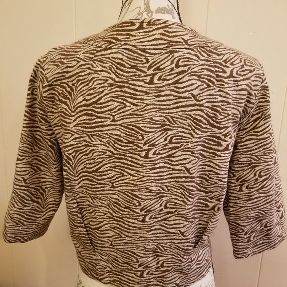 💜Michael Kors Animal Print Cropped Jacket!💕💕 - Picture 2 of 8